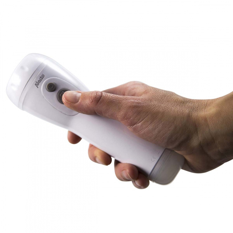 Alecto Oplaadbare LED zaklamp Wit Alecto Oplaadbare LED zaklamp Wit