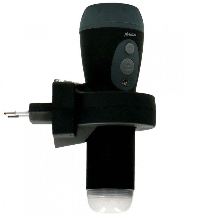 Alecto Oplaadbare LED-zaklamp Zwart Alecto Oplaadbare LED-zaklamp Zwart