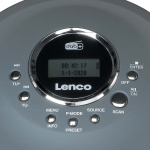 Lenco Discman met DAB+ FM-radio oplaadbare batterij Grijs Lenco Discman met DAB+ FM-radio oplaadbare batterij Grijs