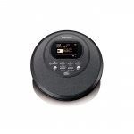 Lenco Discman met DAB Bluetooth® en kleuren TFT Zwart