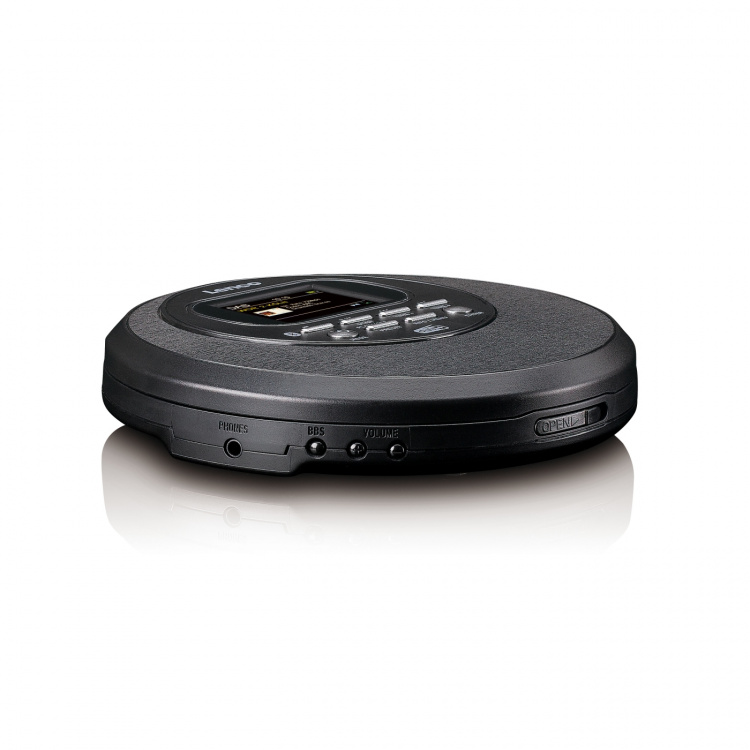 Lenco Discman met DAB Bluetooth® en kleuren TFT Zwart