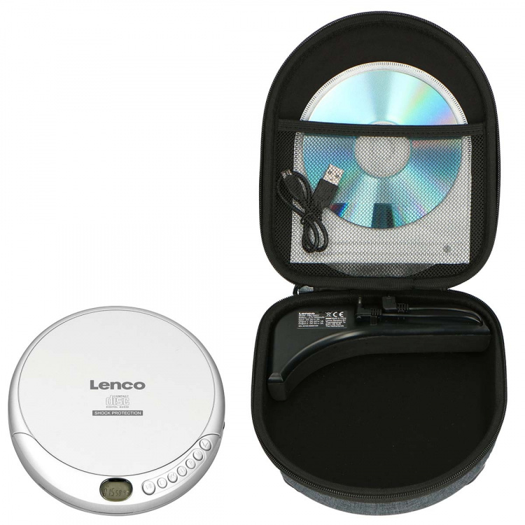 Lenco Discman met draagtas/ powerbank (Sealen)