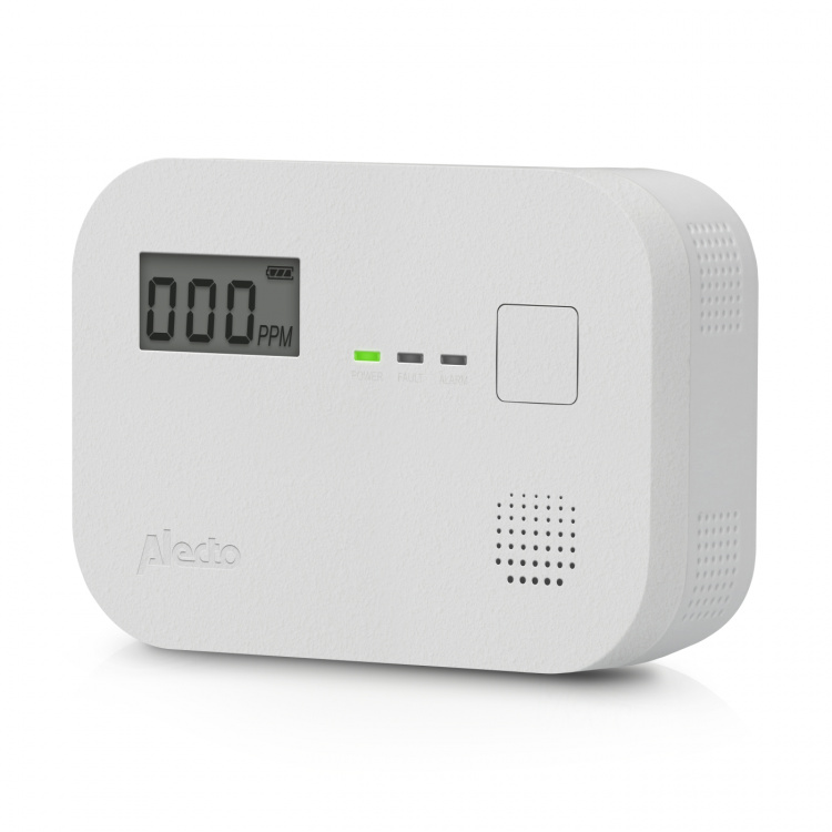 Alecto Koolmonoxide alarm met 10 jaar sensorlooptijd en display