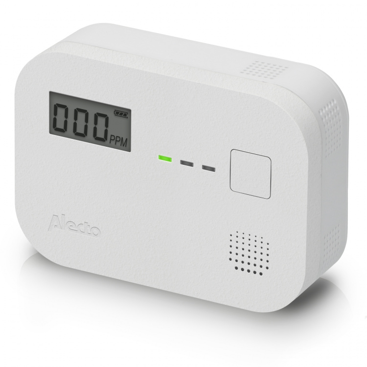 Alecto Koolmonoxide alarm met 10 jaar sensorlooptijd en display