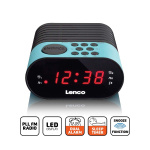 Lenco Wekkerradio Blauw