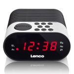 Lenco Wekkerradio Wit Lenco Wekkerradio Wit