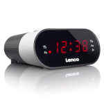 Lenco Wekkerradio Wit Lenco Wekkerradio Wit