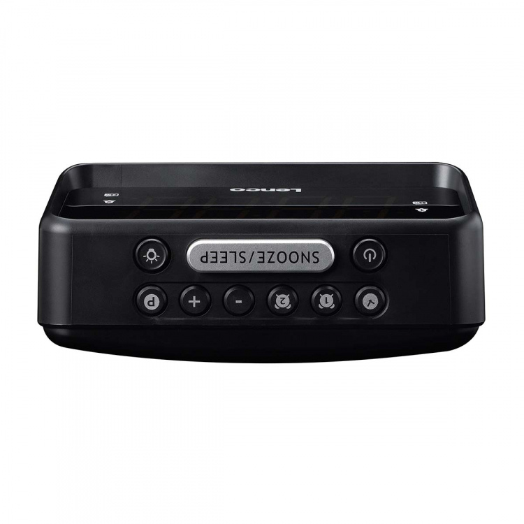 Lenco Wekkerradio met handmatige dimmer en nachtlampje Lenco Wekkerradio met handmatige dimmer en nachtlampje