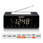 Lenco Wekkerradio met nachtlampje