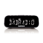 Lenco Wekkerradio met DAB+/FM, Bluetooth® en groot dimbaar LCD-display Lenco Wekkerradio met DAB+/FM, Bluetooth® en groot dimbaar LCD-display