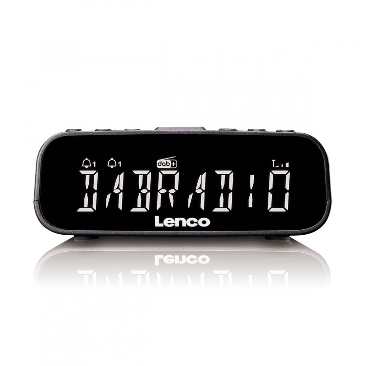 Lenco Wekkerradio met DAB+/FM, Bluetooth® en groot dimbaar LCD-display Lenco Wekkerradio met DAB+/FM, Bluetooth® en groot dimbaar LCD-display