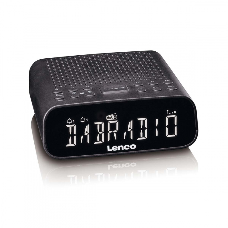 Lenco Wekkerradio met DAB+/FM, Bluetooth® en groot dimbaar LCD-display Lenco Wekkerradio met DAB+/FM, Bluetooth® en groot dimbaar LCD-display