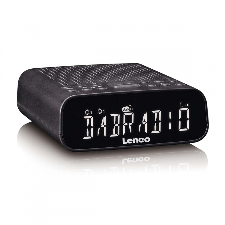 Lenco Wekkerradio met DAB+/FM, Bluetooth® en groot dimbaar LCD-display Lenco Wekkerradio met DAB+/FM, Bluetooth® en groot dimbaar LCD-display