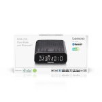 Lenco Wekkerradio met DAB+/FM, Bluetooth® en groot dimbaar LCD-display Lenco Wekkerradio met DAB+/FM, Bluetooth® en groot dimbaar LCD-display