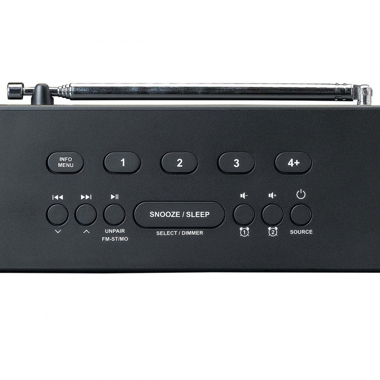 Lenco DAB+ FM-klokradio met Bluetooth