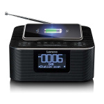 Lenco Stereo wekkerradio met DAB+ FM Bluetooth® draadloos opladen Lenco Stereo wekkerradio met DAB+ FM Bluetooth® draadloos opladen