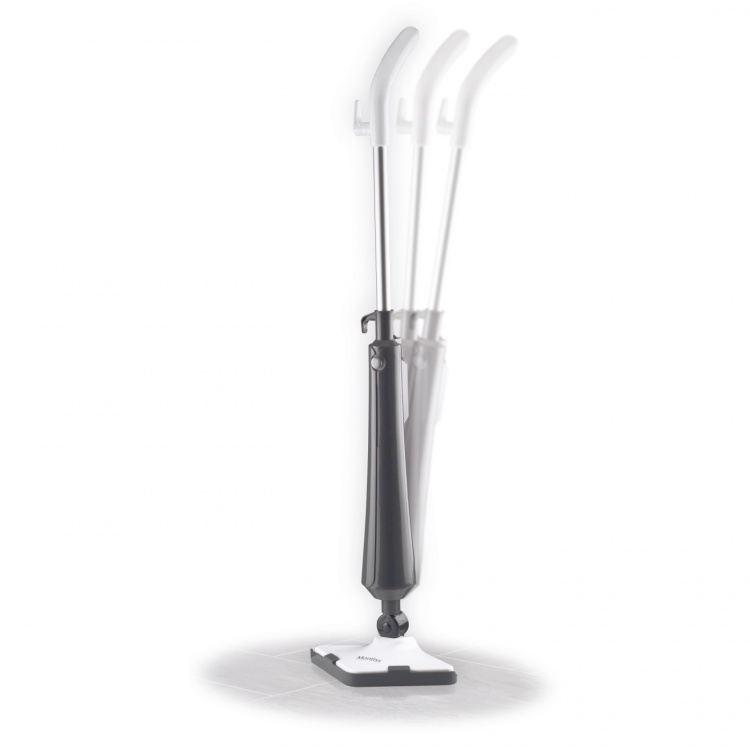 Montiss Stoommop Grijs 350 ml met 4 m snoer en 4 accessoires Montiss Stoommop Grijs 350 ml met 4 m snoer en 4 accessoires