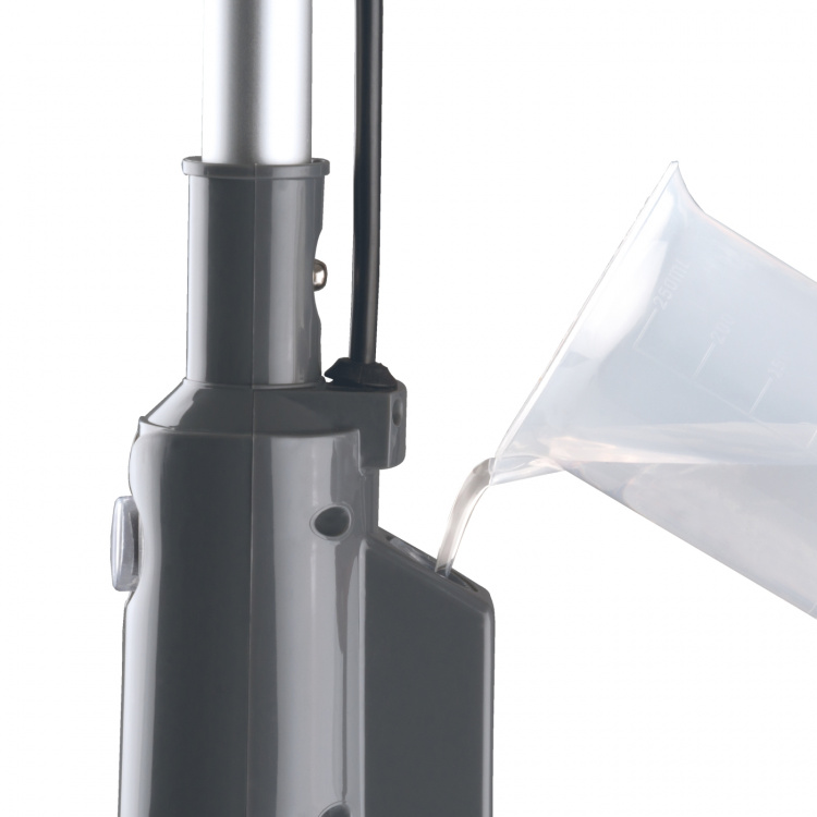 Montiss Stoommop Grijs 350 ml met 4 m snoer en 4 accessoires Montiss Stoommop Grijs 350 ml met 4 m snoer en 4 accessoires