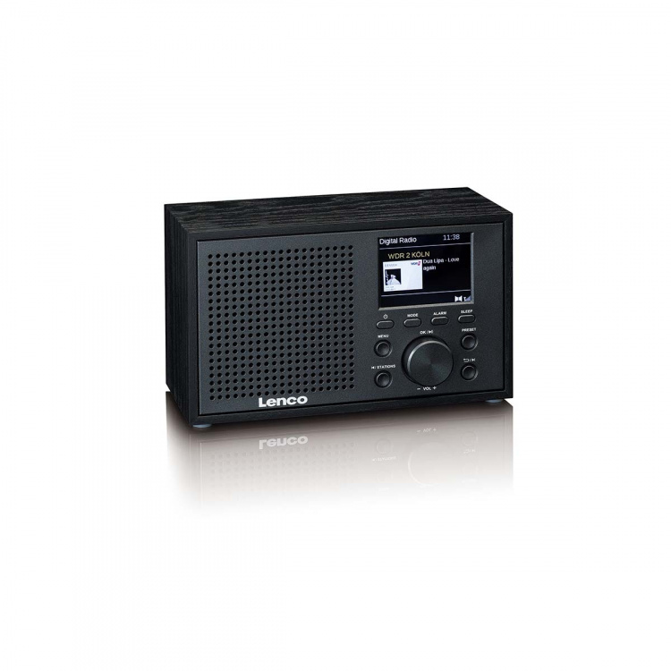 Lenco Mono DAB+ FM-radio met Bluetooth® Zwart Lenco Mono DAB+ FM-radio met Bluetooth® Zwart