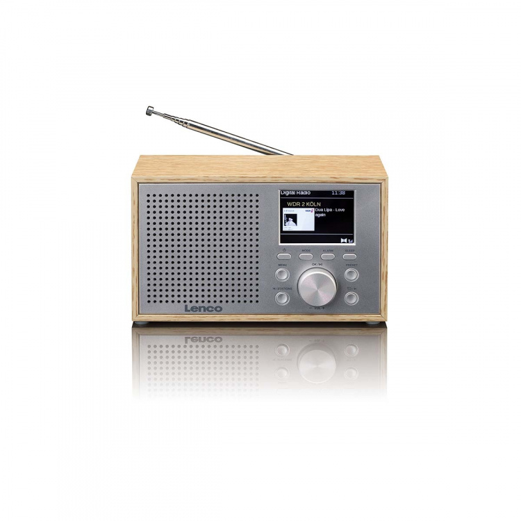 Lenco Mono DAB+ FM-radio met Bluetooth® Wood Lenco Mono DAB+ FM-radio met Bluetooth® Wood
