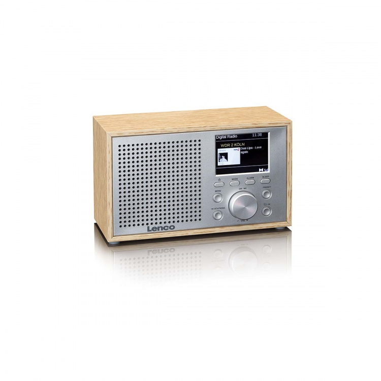 Lenco Mono DAB+ FM-radio met Bluetooth® Wood Lenco Mono DAB+ FM-radio met Bluetooth® Wood