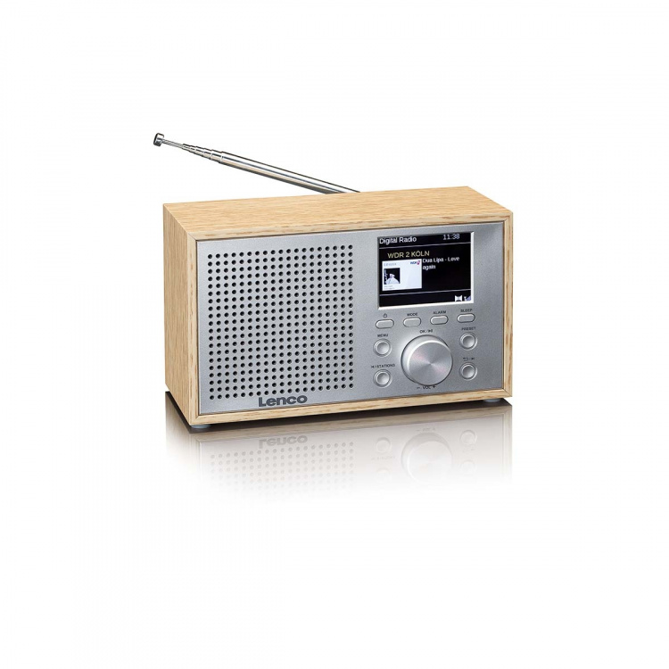 Lenco Mono DAB+ FM-radio met Bluetooth® Wood Lenco Mono DAB+ FM-radio met Bluetooth® Wood