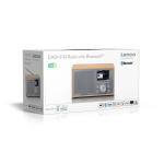 Lenco Mono DAB+ FM-radio met Bluetooth® Wood