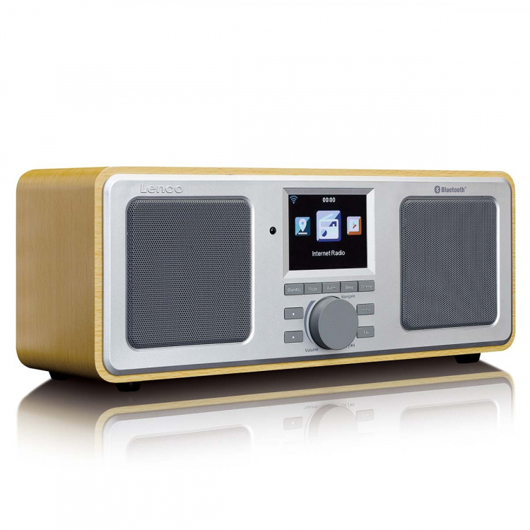 Lenco Internetradio WIFI FM Bluetooth® USB Hout Lenco Internetradio WIFI FM Bluetooth® USB Hout