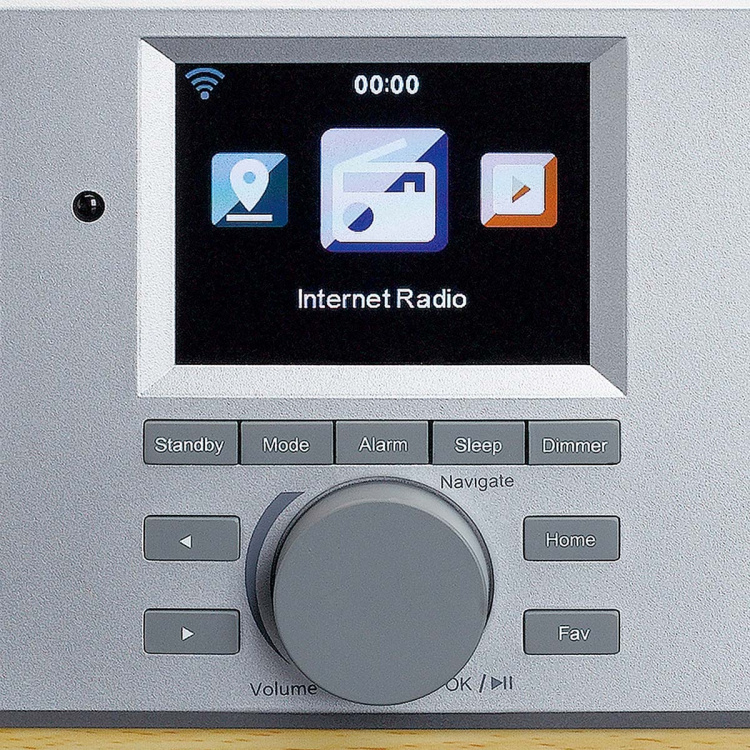 Lenco Internetradio WIFI FM Bluetooth® USB Hout Lenco Internetradio WIFI FM Bluetooth® USB Hout