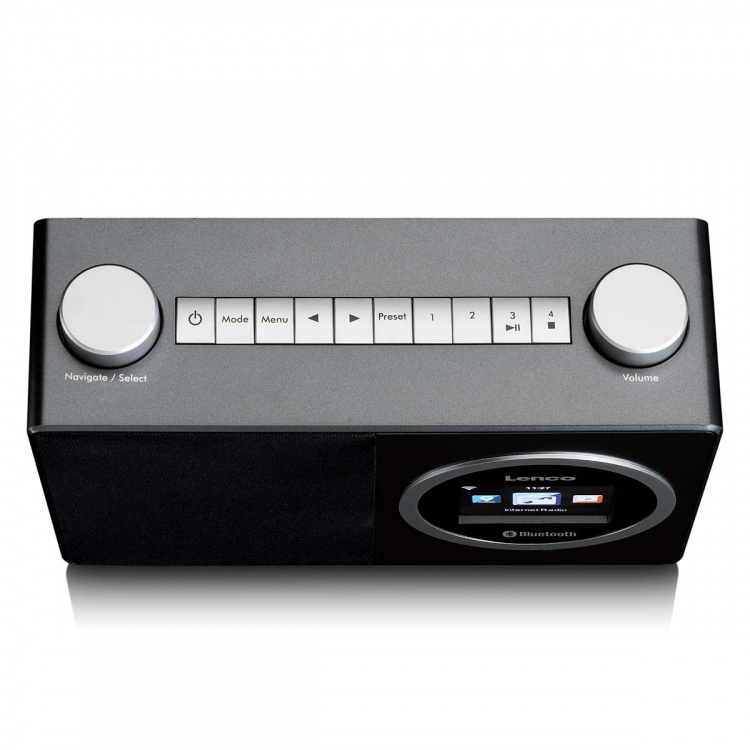 Lenco Internetradio met kleurenscherm en Bluetooth® Zwart