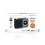 Lenco Internetradio met kleurenscherm en Bluetooth® Zwart