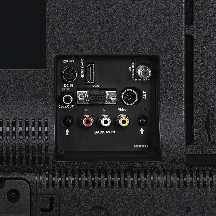 Lenco 24 inch Smart HD LED TV Bluetooth® DVD-speler 12V Zwart