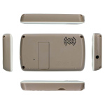 Alecto Videomonitor 2,4 inch kleurenscherm Wit / Taupe