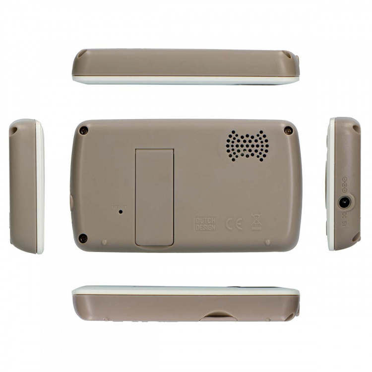 Alecto Videomonitor 2,4 inch kleurenscherm Wit / Taupe