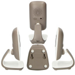 Alecto Videomonitor 2,4 inch kleurenscherm Wit / Taupe