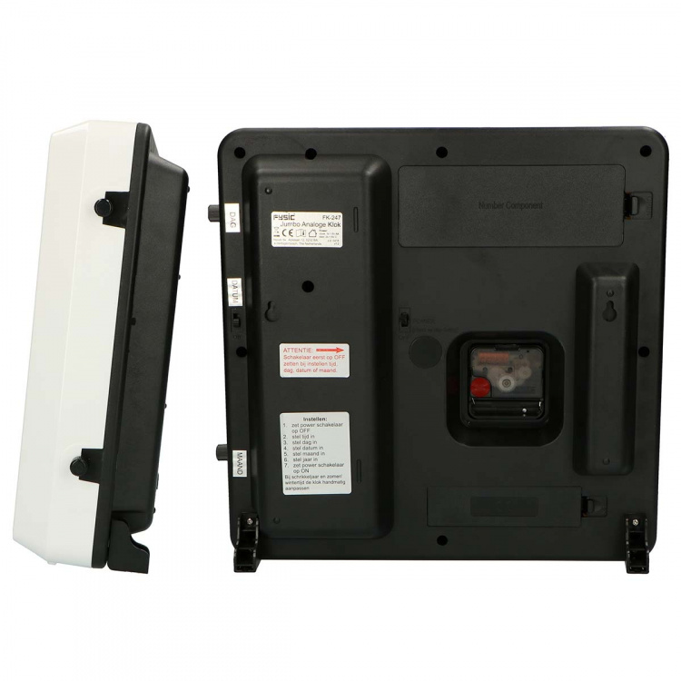 Fysic Grote analoge Duitse klok