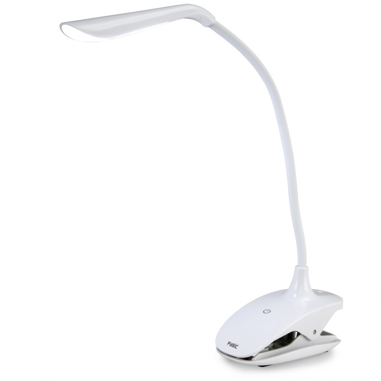 Fysic Oplaadbare LED-lamp met klem Wit