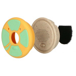 Alecto Baby HeeHee + Teddybeer - Chatknop, maakt van je knuffel een interactieve vriend Alecto Baby HeeHee + Teddybeer - Chatknop, maakt van je knuffel een interactieve vriend