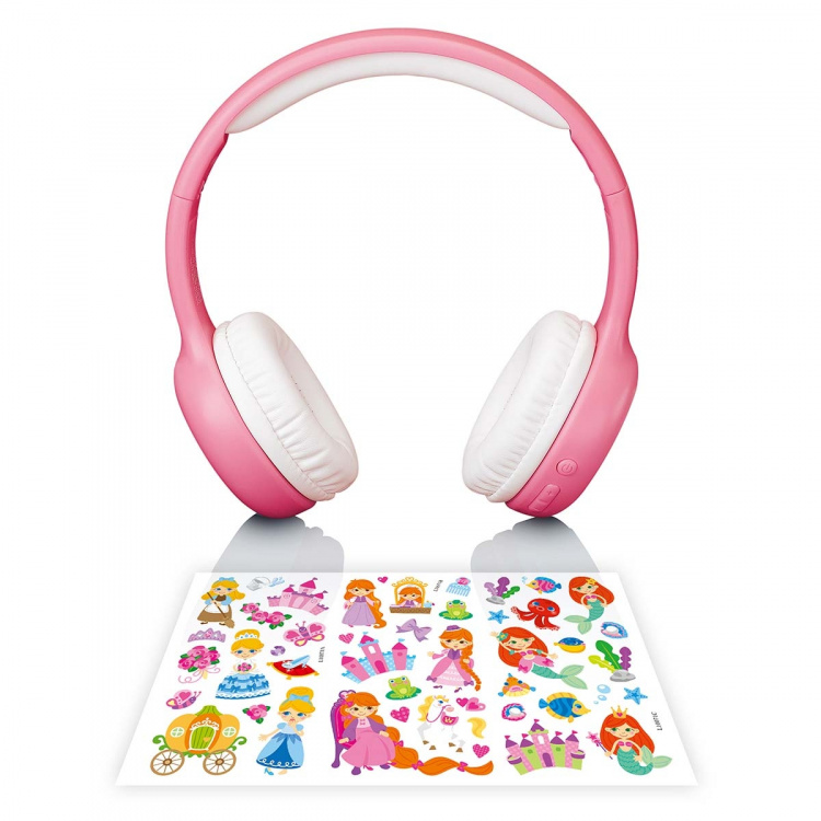 Lenco Opvouwbare kinder Bluetooth® hoofdtelefoon Roze Lenco Opvouwbare kinder Bluetooth® hoofdtelefoon Roze