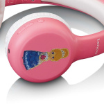 Lenco Opvouwbare kinder Bluetooth® hoofdtelefoon Roze Lenco Opvouwbare kinder Bluetooth® hoofdtelefoon Roze