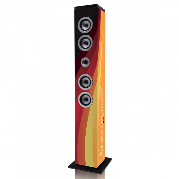 ICES Speakertower met Bluetooth®, PLL FM-radio, USB- en SD-speler