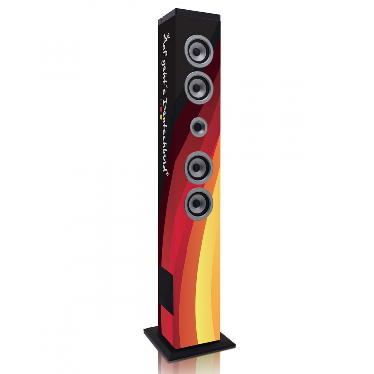 ICES Speakertower met Bluetooth®, PLL FM-radio, USB- en SD-speler