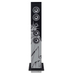 ICES Speakertower met Bluetooth®, PLL FM-radio, USB- en SD-speler