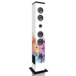 ICES Speakertower met Bluetooth®, PLL FM-radio, USB- en SD-speler
