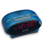 ICES Wekkerradio Blauw ICES Wekkerradio Blauw