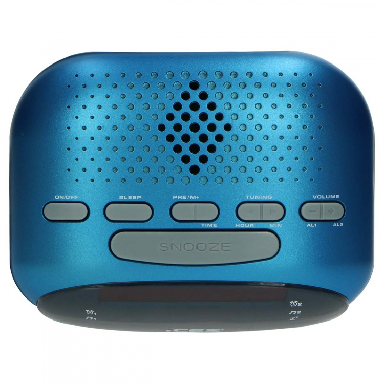 ICES Wekkerradio Blauw ICES Wekkerradio Blauw