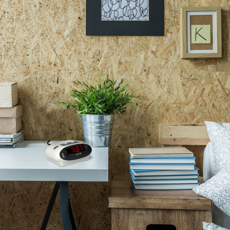 ICES Wekkerradio Wit ICES Wekkerradio Wit