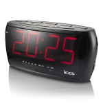 ICES FM-klokradio met jumbodisplay ICES FM-klokradio met jumbodisplay