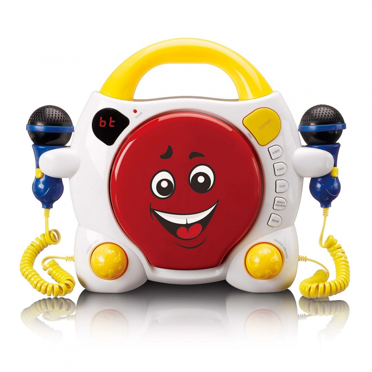 Lenco Draagbare karaoke CD-speler met Bluetooth® voor kinderen Veelkleurig Lenco Draagbare karaoke CD-speler met Bluetooth® voor kinderen Veelkleurig