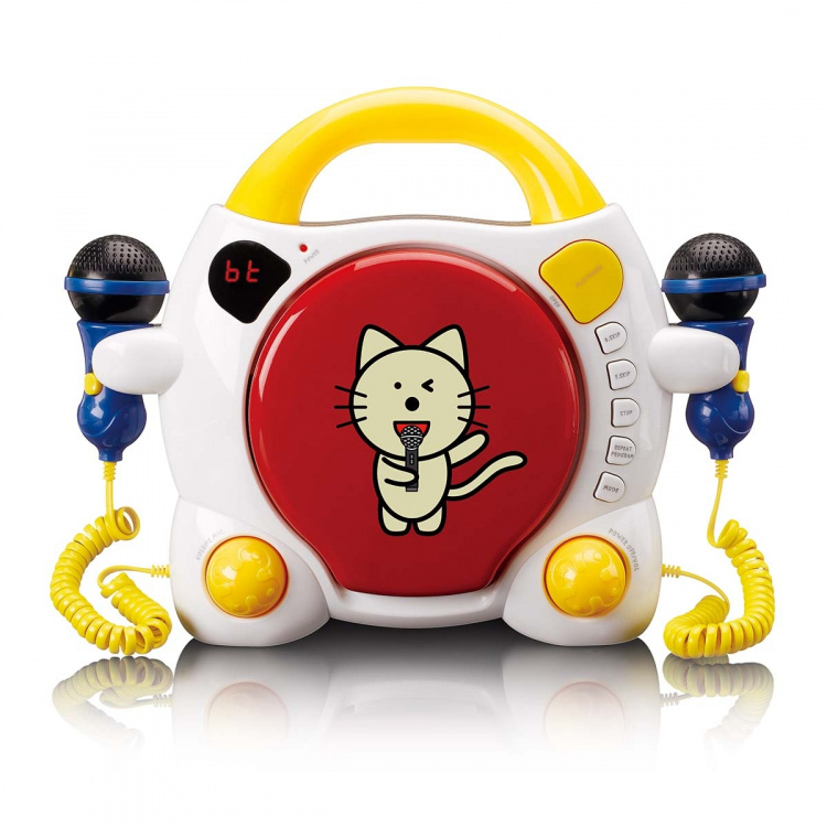 Lenco Draagbare karaoke CD-speler met Bluetooth® voor kinderen Veelkleurig Lenco Draagbare karaoke CD-speler met Bluetooth® voor kinderen Veelkleurig